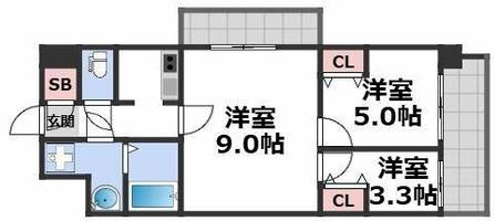 物件の間取り画像