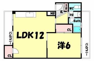 物件の間取り画像