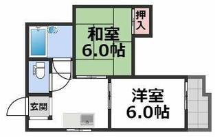 ロイヤル神路Ⅱの間取り
