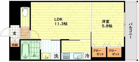 物件の間取り画像