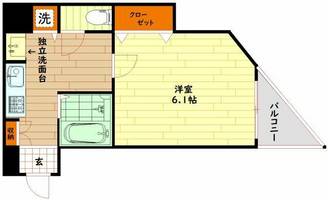 グローディア天満橋の間取り