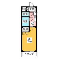 大和マンション北江の間取り