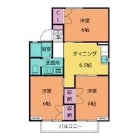 今泉ハイツ A棟の間取り