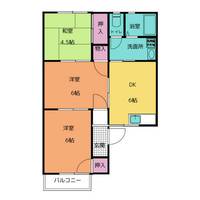 グランディール Eの間取り