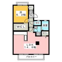 グランディール Dの間取り