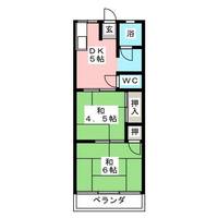 鈴家荘南棟の間取り