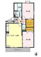 セジュール和幸 Bの間取り