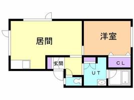 コーポサザンクロスⅡの間取り