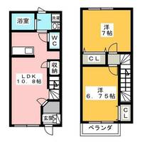 シーサイドビレッジⅥ102の間取り