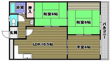 物件の間取り画像