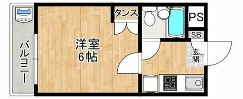 マリアージュ箕面の間取り