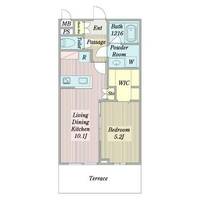 セレナコート303の間取り