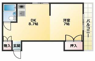 山野マンションの間取り