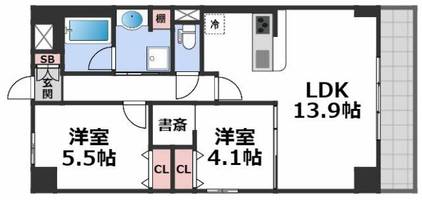 物件の間取り画像
