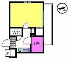 大阪府堺市北区常磐町3丁(マンション)の賃貸物件の間取り