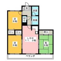 ハピネス八光の間取り