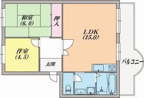 物件の間取り画像