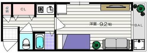 リバーライズ永和の間取り