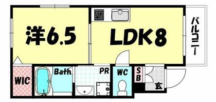 ERCity’s nishinadaの間取り