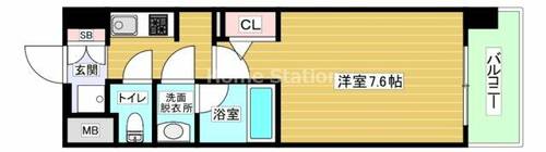 大阪府大阪市淀川区加島3丁目(マンション)の賃貸物件の間取り