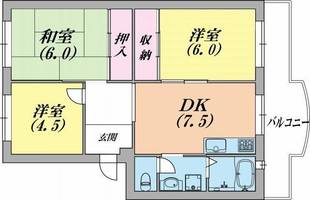 物件の間取り画像