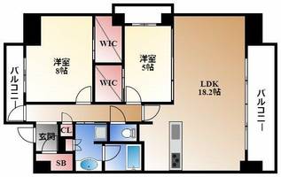 アンアージュ白壁の間取り