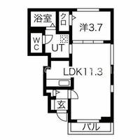 物件の間取り画像