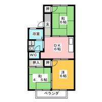 蓮池コーポの間取り