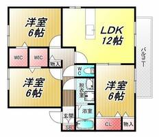 サニーコートCの間取り