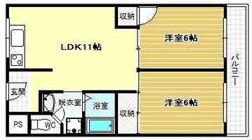 物件の間取り画像