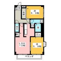 サンタウン弐番館の間取り
