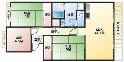T・メゾンクレールⅠの間取り