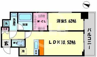 La Douceur天満の間取り