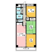 クレアージュ聖の間取り