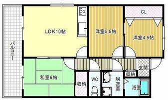 物件の間取り画像