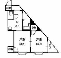 物件の間取り画像