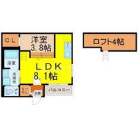 愛知県名古屋市中川区外新町1丁目(アパート)の賃貸物件の間取り