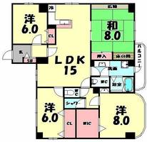 サンライズ長堀の間取り