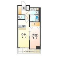 兵庫県尼崎市七松町1丁目(マンション)の賃貸物件の間取り