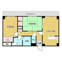ヴィラ大鹿の間取り
