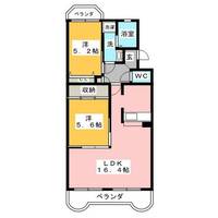 ベルセゾンⅡの間取り