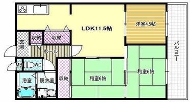 エクセレンスの間取り