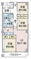 アネシス小幡の間取り