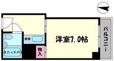 ソシオコート難波の間取り