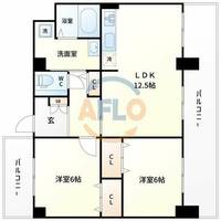 シティアリーナ阿波座西の間取り