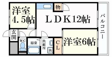 物件の間取り画像