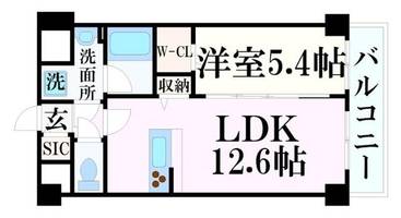フランディル・オーラ五軒邸の間取り