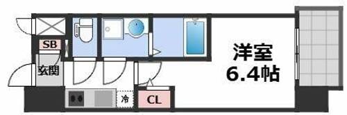 エスリード ザ・イーストレジデンス大阪城の間取り