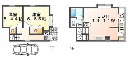 メゾンドソレイユの間取り