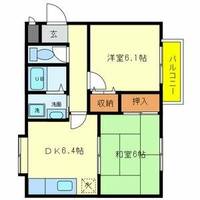 パセオグリーンA棟の間取り
